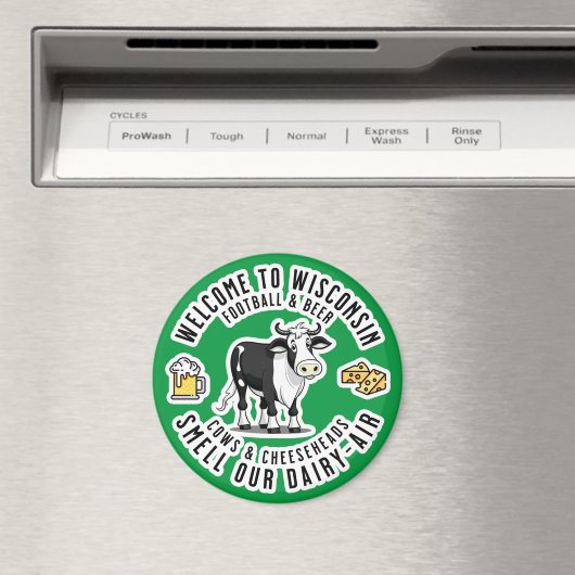 Willkommen in Wisconsin, Riechen Sie unsere Milchl Magnet (In Situ (Geschirrspüler))