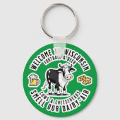 Willkommen in Wisconsin, Riechen Sie unsere Milchl Schlüsselanhänger (Vorderseite)