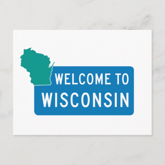 Willkommen in Wisconsin - USA Postkarte (Vorderseite)