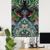 Willkommen in Wonderland Poster (Heimbüro)