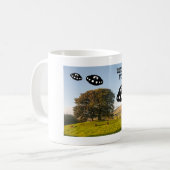 Willkommen in Yorkshire mit einigen außerirdischen Kaffeetasse (Vorderseite Links)