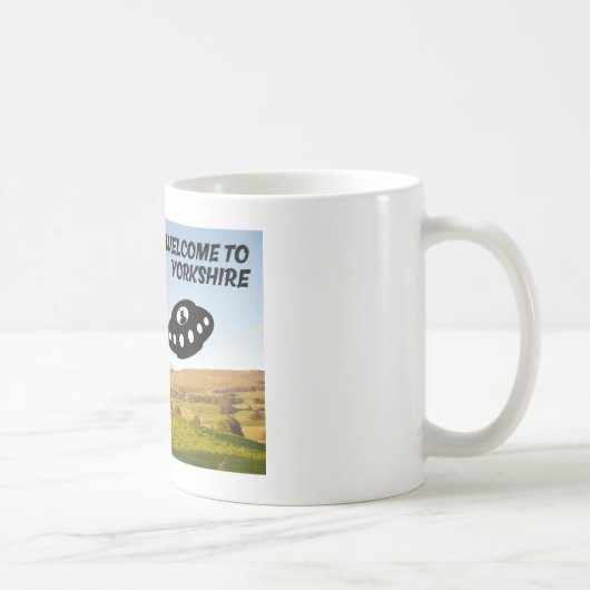 Willkommen in Yorkshire mit einigen außerirdischen Kaffeetasse (Rechts)
