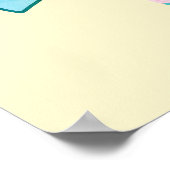 Willkommen Individuelle Name Brautparty Teacup But Poster (Ecke)