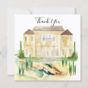 Willkommen Italien Villa Hochzeit Danke Einladung