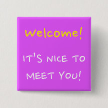 "Willkommen!" "ITIS NETT, SIE ZU TREFFEN!"