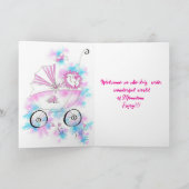 WILLKOMMEN JUNGE MUTTER MUTTER'S DAY CARD DANKESKARTE (Innenseite)