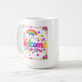Willkommen kaffeetasse (Vorderseite Links)
