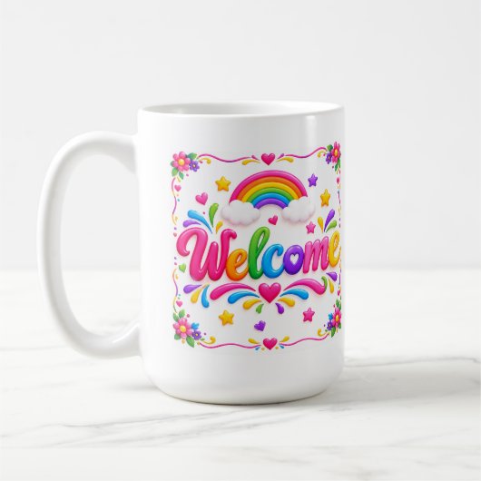 Willkommen kaffeetasse (Links)
