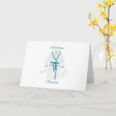 Willkommen Karte (Gelbe Blume)