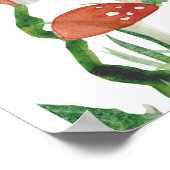 WILLKOMMEN Kinderfox Mushrooms Babydusche Poster (Ecke)