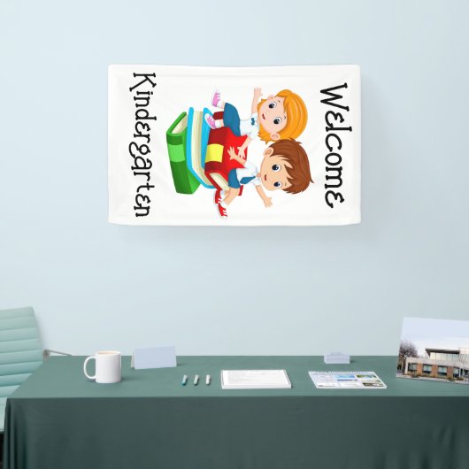 Willkommen Kindergarten Banner (Messe)