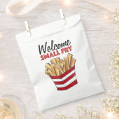 Willkommen Kleine Fry French Fries Feinschmecker B Geschenktütchen (Ausgeschnitten)
