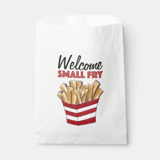 Willkommen Kleine Fry French Fries Feinschmecker B Geschenktütchen (Vorderseite)