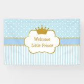 Willkommen Kleiner Prinz- Baby Banner (Horizontal)