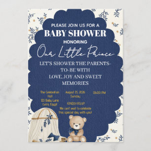 Willkommen, kleiner Schatz Elegante Babyparty-Einl Einladung