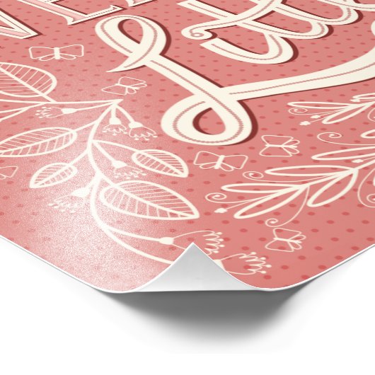 Willkommen Kleines Fotodruck (Ecke)