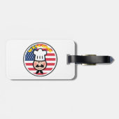 Willkommen Koch mit amerikanischer Flagge Gepäckanhänger (Rückseite horizontal)