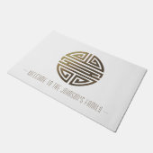 Willkommen| Langlebigkeit| Phantastisches chinesis Fußmatte (Schrägansicht)