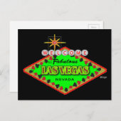 Willkommen, Las Vegas, Nevada Postcard Postkarte (Vorne/Hinten)