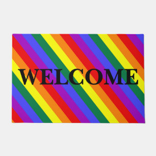 Willkommen LGBT Colors Doormat Fußmatte