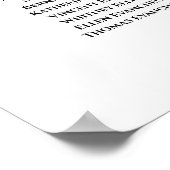 Willkommen! Lila Rose Alphabetisierungstabelle Poster (Ecke)