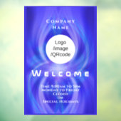 Willkommen-Logo Fensteraufkleber (Blatt 3)