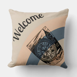 Willkommen London Big Ben Vintage Art Kissenhülle Kissen
