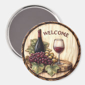 Willkommen Magnet (Vorderseite/Rückseite)