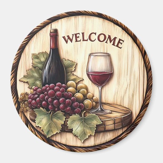 Willkommen Magnet (Vorne)