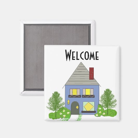 Willkommen Magnet (Vorderseite/Rückseite)
