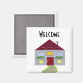 Willkommen Magnet (Vorderseite/Rückseite)