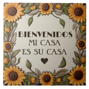 Willkommen, meine Wohnung ist Ihre Wohnung, Sonnen Fliese