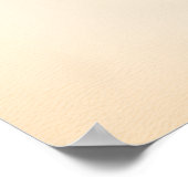 Willkommen mit Händen Rosenblumendesign auf Poster (Ecke)