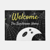Willkommen Moderne Minimalistische Geist Halloween Fußmatte (Vorderseite)