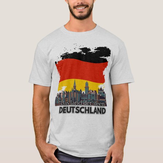 Willkommen nach deutschland T-Shirt (Vorderseite)