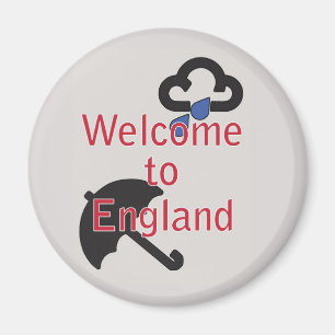 Willkommen nach England! Magnet