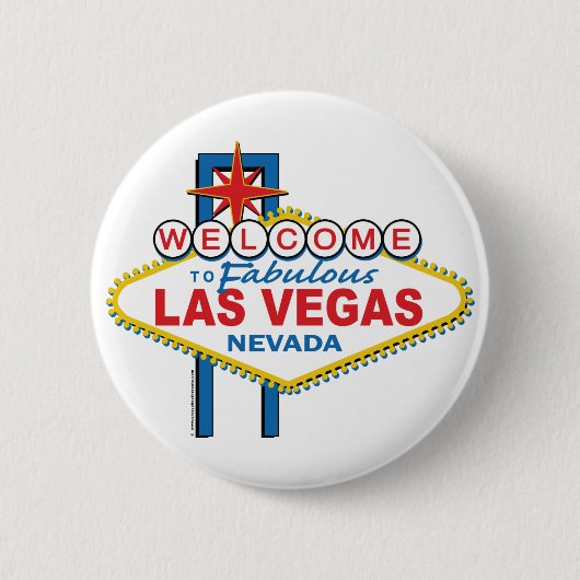 Willkommen nach fabelhaftes Las Vegas Button (Vorderseite)