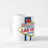Willkommen nach fabelhaftes Las Vegas Kaffeetasse (Vorderseite Links)