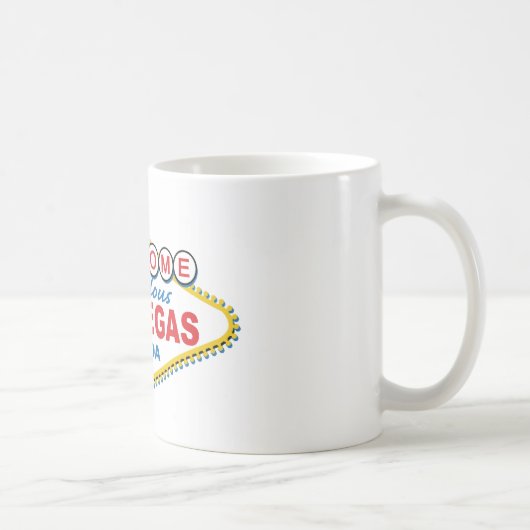 Willkommen nach fabelhaftes Las Vegas Kaffeetasse (Rechts)