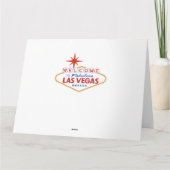 Willkommen nach fabelhaftes Las Vegas, Nevada Karte (Rückseite)