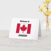 Willkommen nach Kanada Karte (Gelbe Blume)