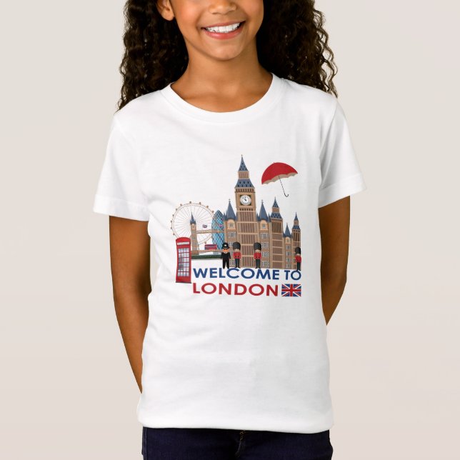 Willkommen nach London T-Shirt (Vorderseite)