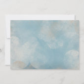 Willkommen Neue Baby Boy Birth Ankündigung (Rückseite)