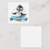 Willkommen Neue Baby-Card Mitteilungskarte (Vorne/Hinten)