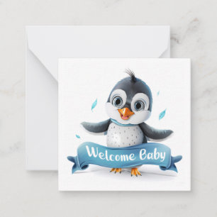 Willkommen Neue Baby-Card Mitteilungskarte