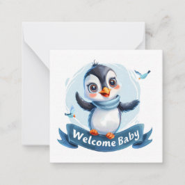 Willkommen Neue Baby-Card Mitteilungskarte