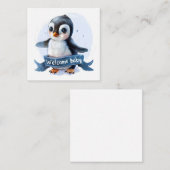 Willkommen Neue Baby-Card Mitteilungskarte (Vorne/Hinten)