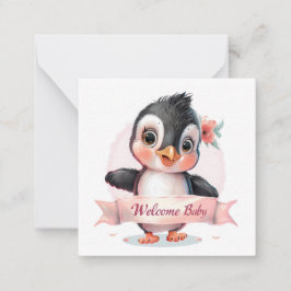 Willkommen Neue Baby-Card Mitteilungskarte