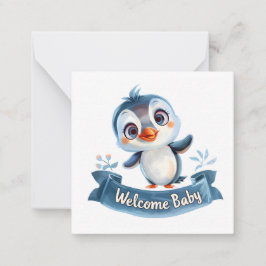 Willkommen Neue Baby-Card Mitteilungskarte