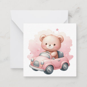 Willkommen Neue Baby Girl Card Mitteilungskarte